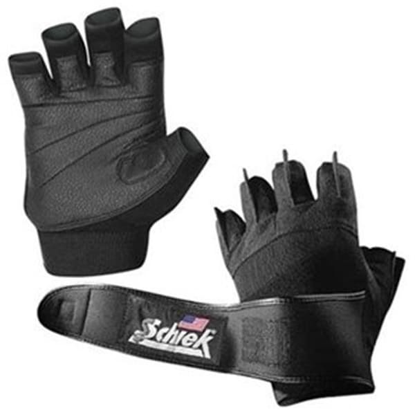 Schiek Sports H-540PS-M Pink Womens Gel Lifting Gloves with Wrist Wraps - S-M H-540PS/M - main